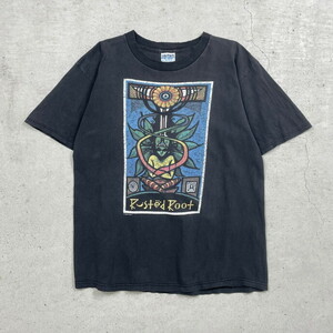 90年代 USA製 Rusted Root バンドTシャツ バンT アート メンズL