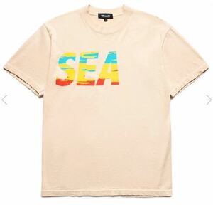 【WIND AND SEA × ヴィオラアンドローゼス】TROPICAL FLOWER TEE Lサイズ 送料込み/ベージュ/ウィンダンシー/22SS/Bodega限定