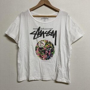 ステューシー 8ボール ロゴ 半袖 ショート丈Tシャツ Tシャツ Tシャツ S 白 / ホワイト プリント