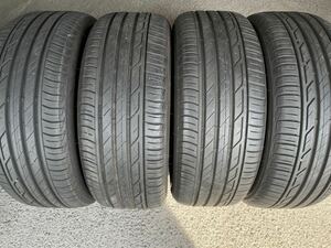 中古タイヤ４本セット！205/55R16 ブリヂストン トランザT001 2019年製造！