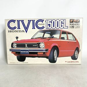 未組立 ナガノ 1/20 ホンダ シビック GL HONDA civic CVCC 1500GL モーターライズ プラモデル NAGANO 3006