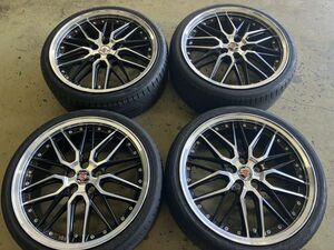 激安SALE 1000円～◆シュタイナーLMX◆19インチ 7.5J+55/8J+48 114.3/5H 225/35R19◆ノア/ヴォクシー/オデッセイ/ステップW/アクセラ他