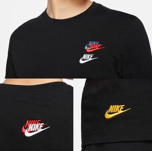 最後 XXL ナイキ クラブ エッセンシャル SS Tシャツ 検 NSW 刺繍ロゴ スウッシュ 半袖 オーバーサイズにもおすすめ 黒/ブラック 2XL