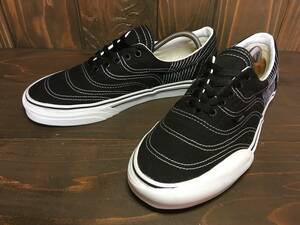 ★VANS バンズ US企画 ERA エラ 3RA Vision Voyage 黒×白 28.0cm 美品 Used 検 スリッポンオールドスクール SK8 ハーフキャブ