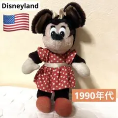 貴重！　レトロ　1990年代　アメリカ　ディズニー　ミニー　ぬいぐるみ