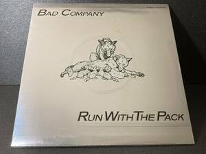 LP 当時モノ★バッド・カンパニー BAD COMPANY RUN WHITE THE PACK 東芝EMI★☆★ILS-80455