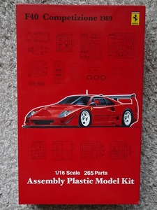 ■絶版 フジミ 1/16 フェラーリ F40 LM コンペティツィオーネ 1989 未開封品 エンスージアストモデル FUJIMI Ferrari F40LM