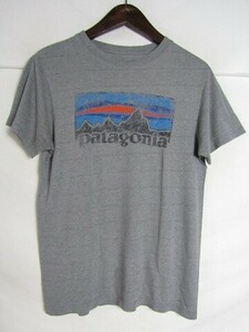 Patagonia　パタゴニア ロゴ　プリント Tシャツ　Mサイズ グレー