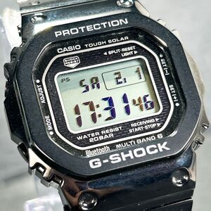 美品 CASIO カシオ G-SHOCK ジーショック フルメタル GMW-B5000GD-1 腕時計 タフソーラー 電波ソーラー デジタル Bluetooth モバイルリンク