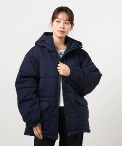 「Champion」 ブルゾン LARGE ネイビー レディース