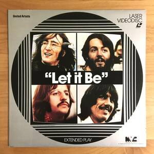 【US-ORIGINAL LD MADE IN JAPAN】 THE BEATLES / LET IT BE: EXTENDED PLAY (4508-80) 検 ザ・ビートルズ レット・イット・ビー LASERDISC