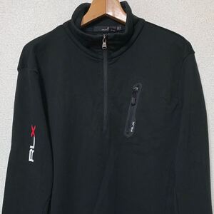 激レア 極美品 Ralph Lauren RLX ラルフローレン ハーフジップ スウェット テック 00