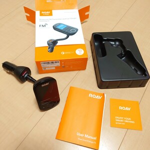 Anker Roav FM Transmitter F3 FMトランスミッター アンカー Bluetooth USB充電 マイク Microsd 音楽再生 充電 ハンズフリー通話 高音質