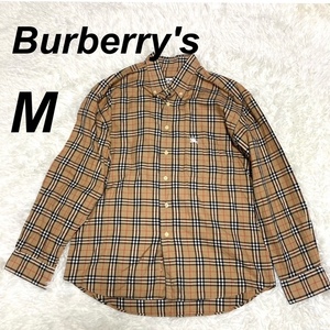 ★即決★送料無料★匿名発送★ 中古 Burberrys バーバリー ノバチェック 長袖シャツ Mサイズ