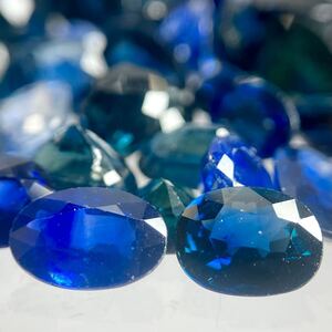 1円〜!!［サファイアおまとめ50ct］n 約10g ルース 裸石 宝石 ジュエリー jewelry blue sapphire ブルー コランダム w3 い7