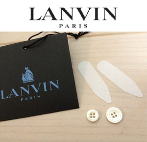 新品◆ＬＡＮＶＩＮ◆ランバンシャツ用替えボタン襟スペアカラー