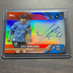 脇坂泰斗 Orange Foil 直筆サイン 25枚限定 2024 Topps J League Flagship Soccer Jリーグ フラッグシップ Autograph