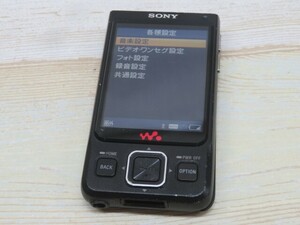 4GB★SONY NW-A916 デジタルオーディオプレーヤー ブラック WALKMAN ワンセグ内蔵 ソニー ウォークマン USBケーブル付 動作品 95316★！！