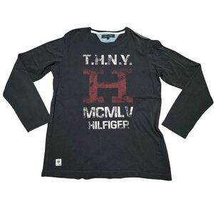 美品 トミーヒルフィガー Tシャツ ビッグロゴ デカロゴ ストリート レゲエ　　TOMMY HILFIGER T.H.N.Y ヒップホップ 雅瀬546