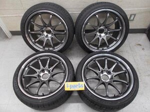 RAYS　VOLK　CE28SL　18インチ4本　5穴　114.3　9.5J　+22　255/35R18　鍛造　レイズ　野田