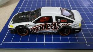 【中古】 AE86 トヨタ スプリンタートレノ 白 ホットウィール ホットホイール HotWheels TRUENO レアもの 絶版