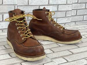 ＵＳＥＤ　レッドウィング　RED WING　６インチクラシックモック カッパー ラフ＆タフ　ブーツ　8876　サイズ８1/2Ｅ 26.5cm　USA製　05/13