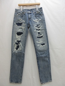 Denim & Supply Ralph Lauren デニムアンドサプライラルフローレン ダメージデザインジーンズ 牛仔? Jeans 26 160/66A 288500179001