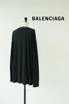 23SS BALENCIAGA バレンシアガ デストロイ加工 ロンT Tシャツ