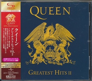 Shm-CD●Queen クイーン・グレイテスト・ヒッツ Vol.2 帯付　国内盤