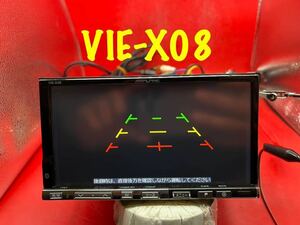 即決★セール★アルパイン HDD ナビ VIE-X08 BIF-MB19付き★ブルートゥース CD DVD 画面前に進まない