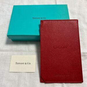 【Tiffany&EPSON】カードケース☆美品☆超レア　ティファニーとエプソンのコラボ商品！☆化粧箱付き☆1円スーパーセール！☆