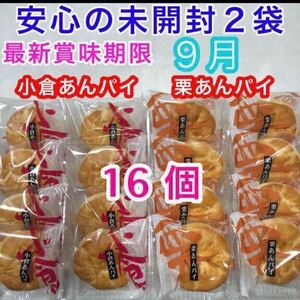 【送料無料】 和菓子詰め合わせ お菓子詰め合わせ 16個 小倉あんパイ 栗あんパイ マロン 栗あん 粒あん 餡子 栗まんじゅう あんこ 焼菓子 3