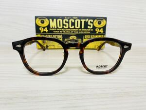 MOSCOT モスコット★レムトッシュ★メガネフレーム★LEMTOSH★伊達眼鏡 ウェリントン ノーズパッド付き 人気★未使用 美品★