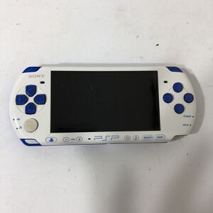 動作確認/初期化済み SONY 本体 PSP-3000 ブルー Ver.6.60 ブルー ホワイト ツートン 【送料無料】 AAL0724小7350/1031