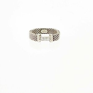 【1円スタート】TIFFANY & Co. ティファニー シルバー サマセット 3P 1.9g 925刻印 指輪 リング 307328