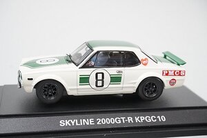 EBBRO エブロ / トミカ 1/43 NISSAN 日産 SKYLINE スカイライン 2000GT-R KPGC10 #8