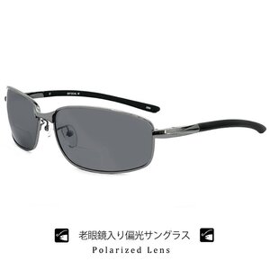 新品 老眼鏡入り 偏光 サングラス bfm-1s +2.00 フィッシング 釣り UVカット 遠近両用 バネ蝶番 フィッシング エギング 川釣り 海釣り