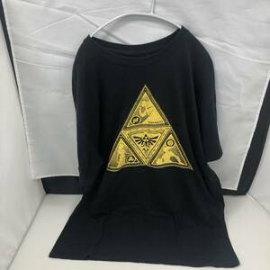 ◆古着 Tシャツ L ゼルダの伝説 トライフォース ZELDA リンク ゲーム　【24/0515/0