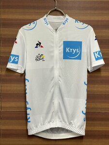 GM014 ルコックスポルティフ le coq sportif 半袖サイクルジャージ 白青 XS