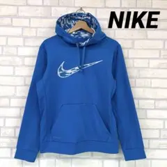 NIKE ナイキ 長袖 パーカー デカロゴ THERMA-FIT Sサイズ