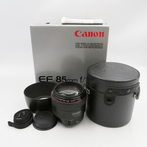 1円〜 Canon キヤノン EF 85mm F1.2 L 単焦点レンズ 箱・ケース付 動作未確認 y77-3372946【Y商品】