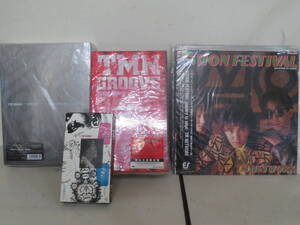 B00195285/$1F414 / LD+VHS&CD-BOXおまとめ/TM NETWORK (TMN・宇都宮隆・小室哲哉・木根尚登)「TMネットワーク Video-CD BOX & Laserdisc