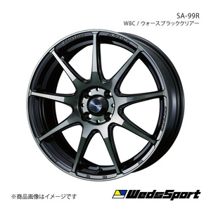 WedsSport/SA-99R フィット/フィットアリア GD1/2/3/4/5/6/7/8/9 アルミホイール1本【16×6.5J 4-100 INSET42 WBC】0073868