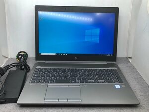 【hp】ZBook 15 G5 Corei7-8850H メモリ32GB SSD512GB NVMe NVIDIA Quadro P2000 Windows10Pro 15.6inch FHD 中古ノートPC