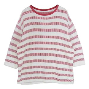 PORTER CLASSIC ポータークラシック BORDER KNIT LONG SLEEVE ボーダー ニット ロングスリーブ カットソー プルオーバー【中古】