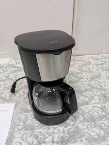 【中古】大阪引取歓迎　ドリテック　コーヒーメーカー　リラカフェ　CM-100　ブラック　ドリップ式　保温機能　80℃【KTIP007】