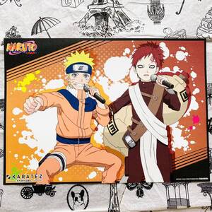 NARUTO★BORUTO/カラオケの鉄人/カラ鉄/特典/ランチョンマット/ナルト&我愛羅