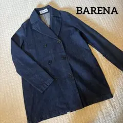 【美品】 BARENA バレナ デニム ジャケット 40 イタリア製 レディース