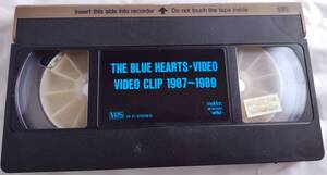 【VHSテープ・元箱なし・正規品】THE BLUE HEARTS ザ・ブルーハーツ VIDEO CLIP 1987-1989