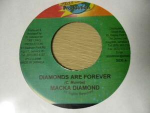 7”:Macka Diamond/Diamonda Are 4 Ever 新品未使用